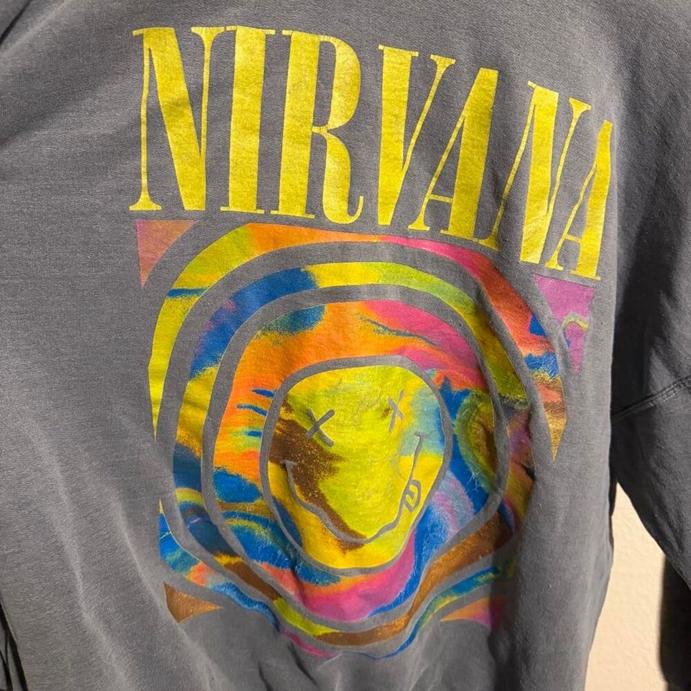 Urban-outfitters Women's Grey and Black Sweatshirt